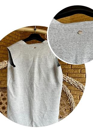 Брендовая базовая шерстяная жилетка миди  rich&royal