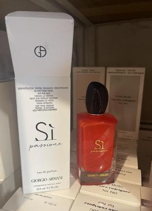 Armani si passione 100 ml тестер новий