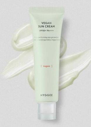 Органический гипоаллергенный солнцезащитный крем hyggee vegan sun cream2 фото