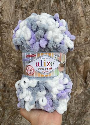 Пряжа alize puffy fine 833 160