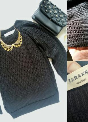 Трендовий светр zara knit1 фото