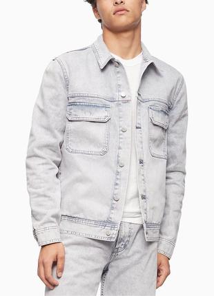 Calvin klein джинсовая куртка ( ck denim jacket oversized ) c америки m,l,xl1 фото