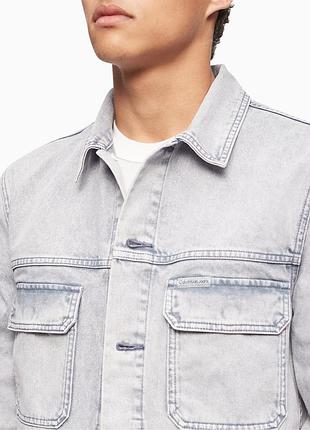 Calvin klein джинсовая куртка ( ck denim jacket oversized ) c америки m,l,xl3 фото