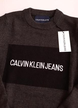 Шерстяной свитер кельвин кляйн calvin klein оригинал4 фото