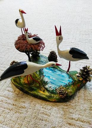 Лелеки хенд мейд handmade ручна робота сувенір сім'я родина