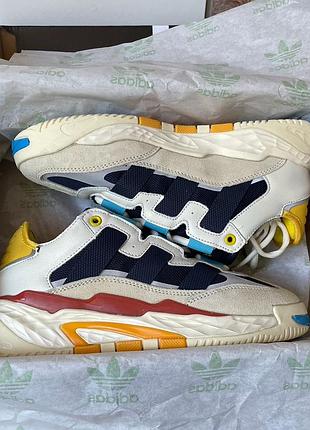 Adidas niteball blue yellow спортивні кросівки
