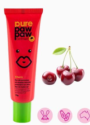 Восстанавливающий бальзам для губ pure paw paw ointment cherry
