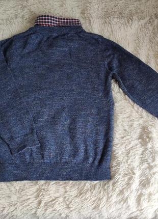 Хлопковий свитер. нарядная кофта3 фото