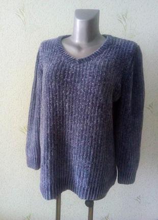Светр, теплий светр, синій светр