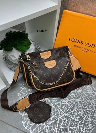 Сумка louis vuitton , клатч 3 в 1