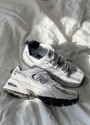 Чоловічі кросівки 😍 new balance 530 white silver lux 😍3 фото