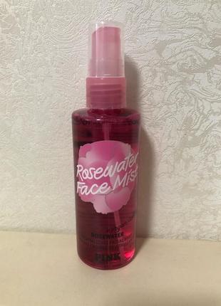 Відновлюючий спрей для обличчя rosewater face mist pink victoria´s secret2 фото