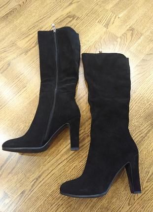 Замшеві чоботи осінні весняні