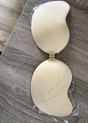 Уцінка розпродаж бюстгальтер-невидимка безшовний липучка fly bra з ефектом, push up ліфчик без бретелей, невидимий бюстгальтер метелик с