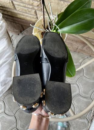 Бомбезные туфли mango с квадратным носком7 фото