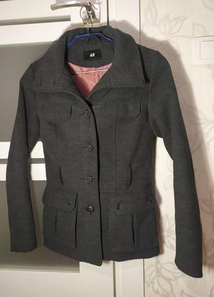 Xs пальто куртка от  h&m, жакет в стиле zara