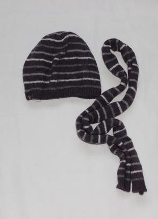 Комплект шапка+шарфик 2-4 роки1 фото