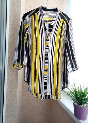 Модна блузка в яскраву смужку