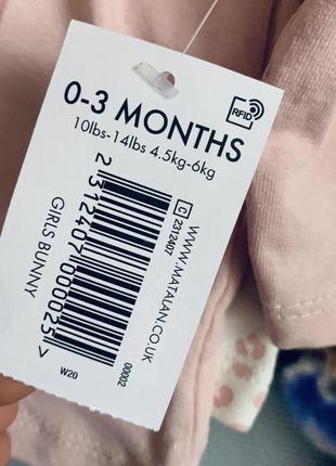 Комплект кофточек matalan baby 0/3 мес3 фото