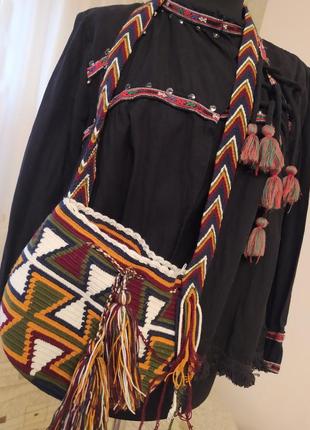 ❤️❤️❤️сумочка етно ручна робота макраме