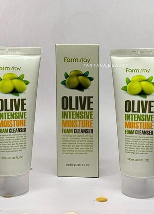 Farmstay olive intensive foam cleanser1 фото