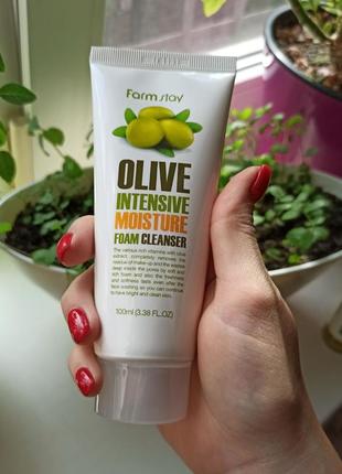 Farmstay olive intensive foam cleanser2 фото