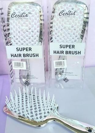 💟гребінець super hair brush cecilia💟1 фото