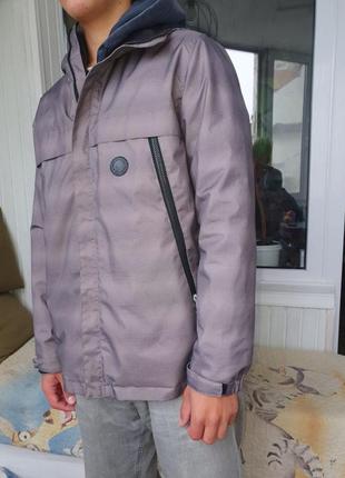 Демисезонная удлинненная куртка lenne roddy размер 170 см