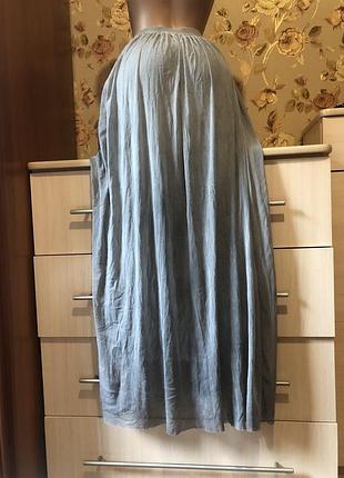 Прозрачная юбка  длинная