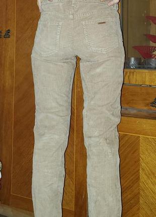 Вельветовые скинни джинсы брюки massimo dutti вельвет3 фото