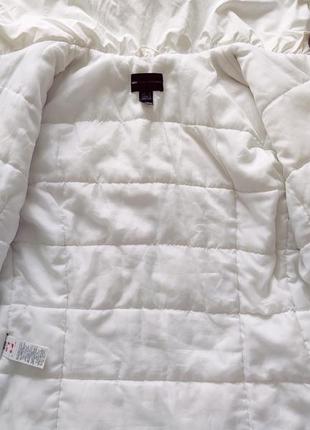 S-m біла курточка демісезонна на синтепоні nng casual sportswear5 фото