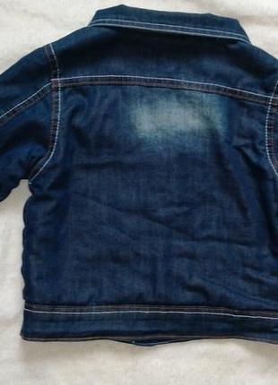 Куртка курточка джинс джинсовая утеплена утепленная фліс махра тепла2 фото