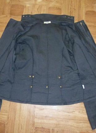 Брендовый легкий жакет женский пиджак короткий приталенный,65% коттон8 фото