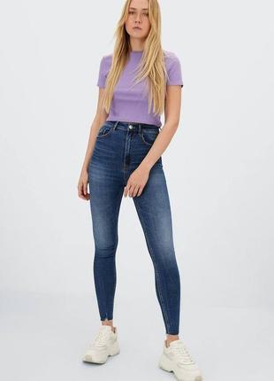 Stradivarius джинсы skinny super high waist, размер 38