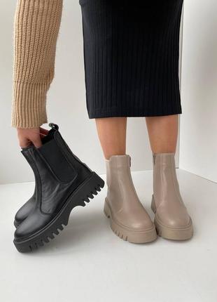 Ботинки зимние натуральная кожа