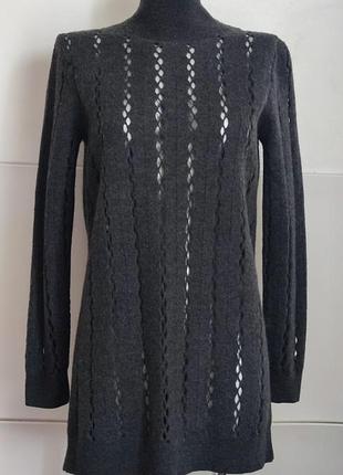 Вовняний светр cos з ажурним візерунком