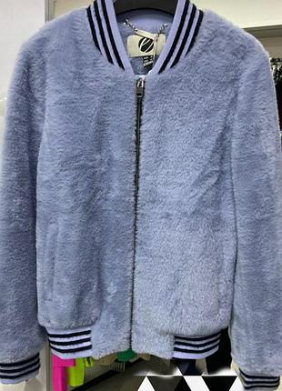 Стильная теплая куртка бомпер,меховушка,мягенькая комфортная.