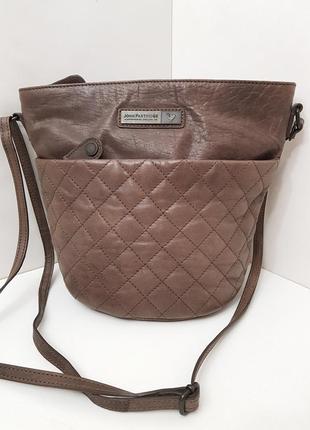 Стильная кожаная сумка croaabody john partridge англия