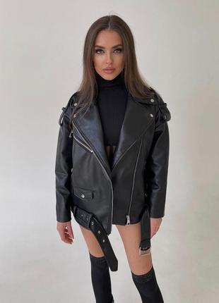 Женская косуха oversize