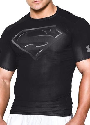 Компрессионная термо футболка рашгард under armour superman