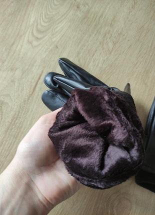 Стильные мужские перчатки из кожзама,  германия.  размер 7.5 фото