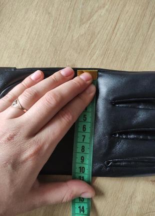 Стильные мужские перчатки из кожзама, германия. размер 7.