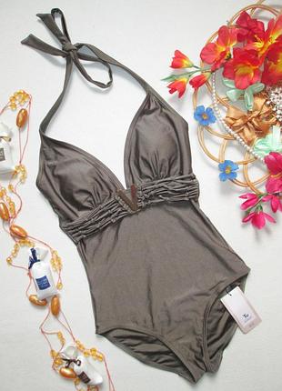 Мега классный слитный купальник цвета хаки tu 🍒🍓🍒