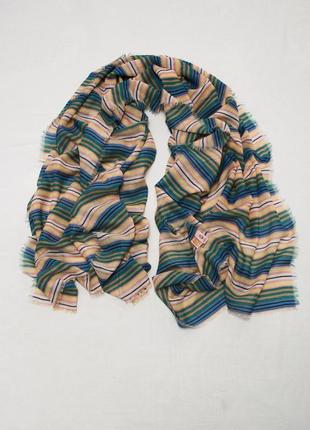 Шерстяной шелковый шарф beck sondergaard