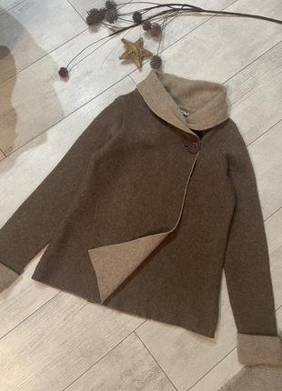 Італійський шерстяний в’язаний кардиган светр кофта шерсть1 фото