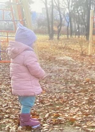 Куртка демісезонна курточка осіння шапка снуд