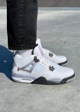 Кросівки nike air jordan 4 retro ‘white cement’