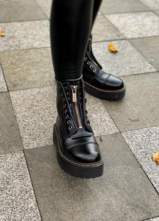 Черевики жіночі dr. martens jadon zip/ботинки женские доктор мартэнс жадон зип5 фото