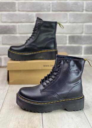 Черевики жіночі dr. martens jadon classic black/ботинки женские доктор мартэнс жадон классик7 фото