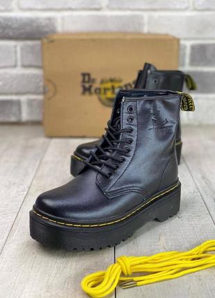 Черевики жіночі dr. martens jadon classic black/ботинки женские доктор мартэнс жадон классик